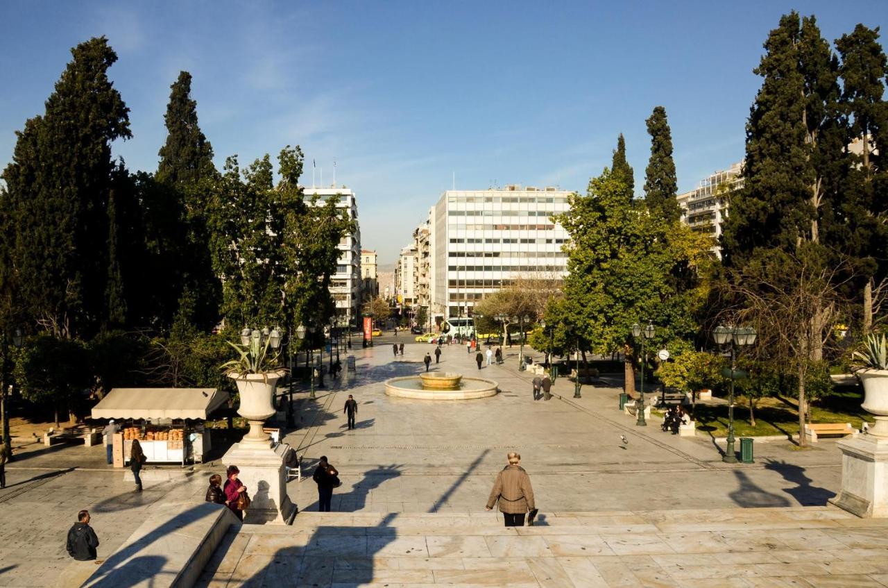 Athens Stylish Studio In Front Of Syntagma Metro Stop For 2 Exterior foto